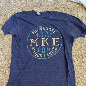 MKE " The Good Land" Blue T-Shirt